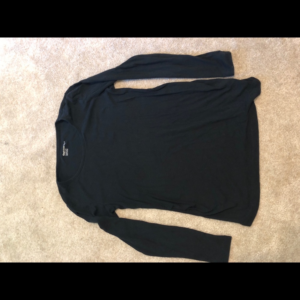 Long sleeve maternity tee